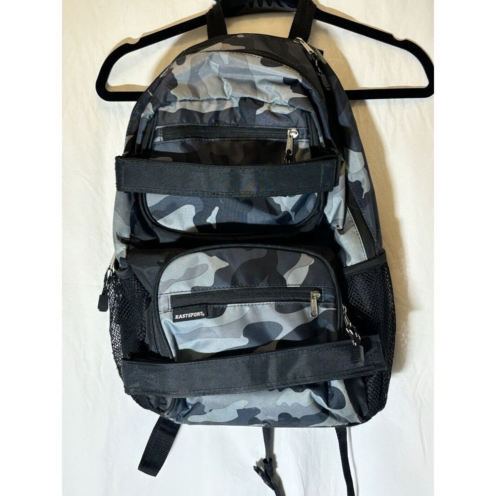 Eastport ES Backpack Gray/Black/Multicolored‎ EUC Z2